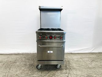 24 ins 4b NSF gas LP oven ranges with legs HFSO-24
