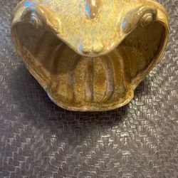 Pottery Snake Dish 