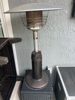 Outdoor tabletop propane patio heater