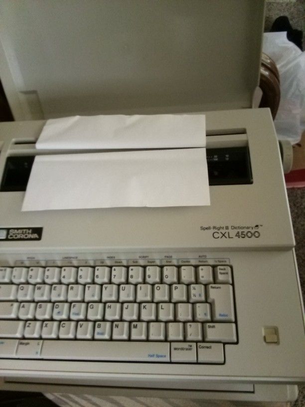 Smith Corona CXL4500 Spell-it Right Dictionary Working In Very Good Vintage Condition 