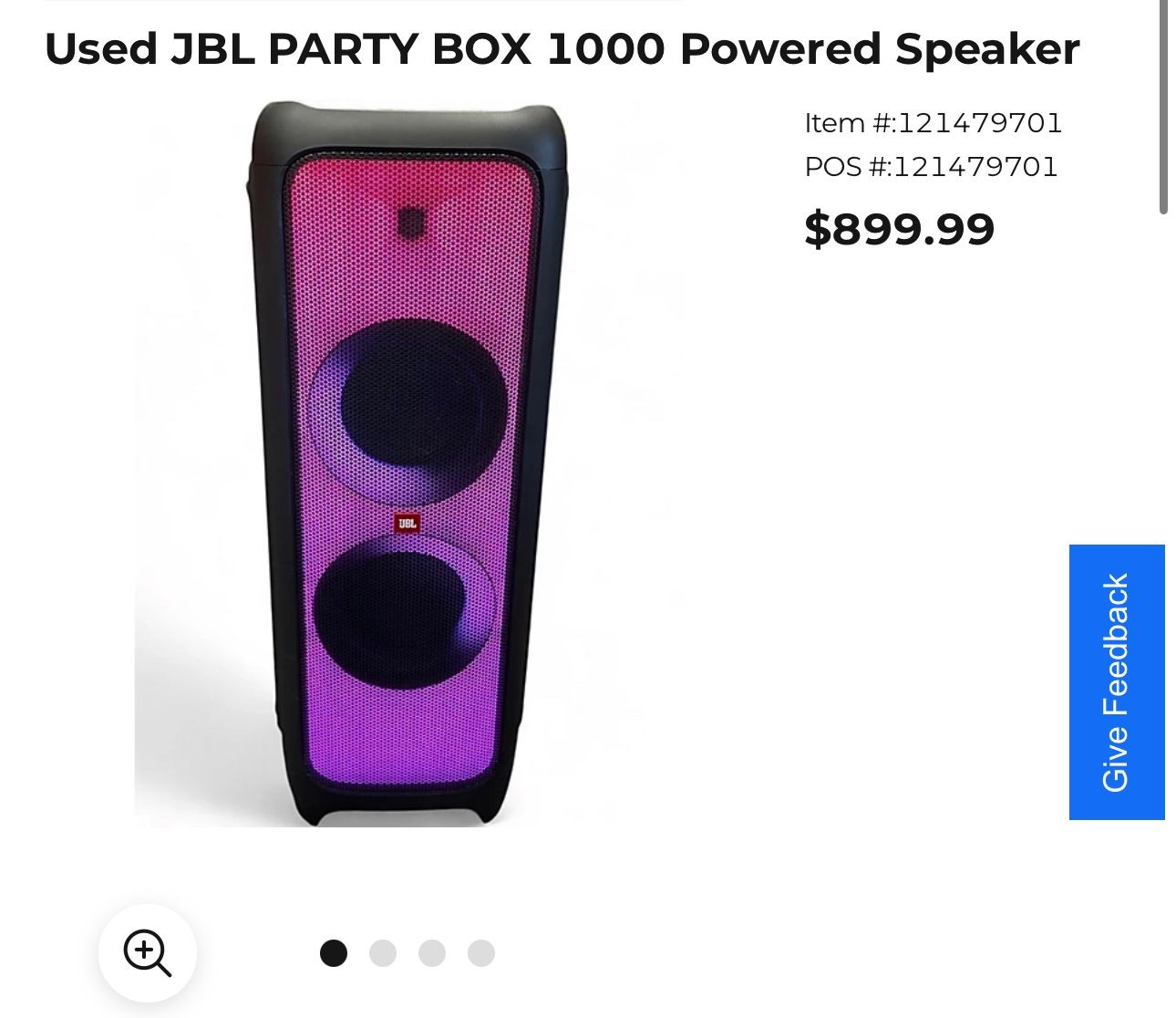 JBL Speaker 1000
