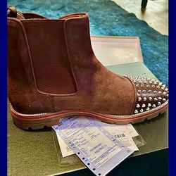 ** 1X WEAR|ORG. BOX&RECEIPT**Christian LouBoutin-Men-Casual / Boot(Red Bottom)