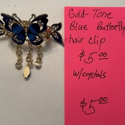 Butterfly Hair Clips. $5 Each