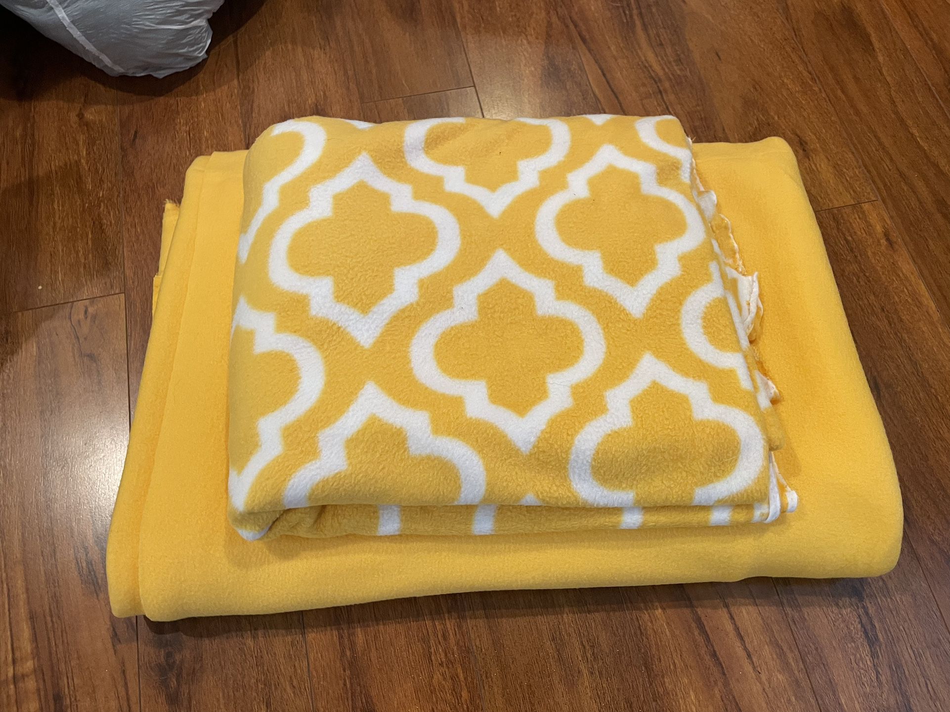 Yellow Fleece Fabric