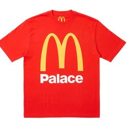 McDonald’s x Palace T Shirt Collab Sz XLarge Red Golden Arches Streetwear