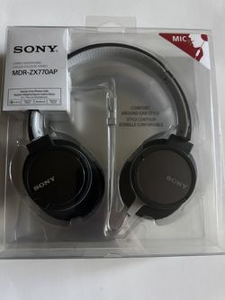 Sony Wired Headphones MDR-ZX770AP - NEW