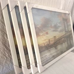 Poster Frames, 20”x 30”, Unopened, White 1 1/8” MDF.  Four Available. Price is per Frame