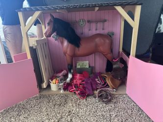 Our Generation Horse Stable Playset with Accessories