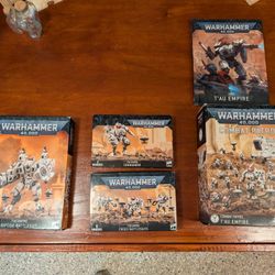 Warhammer 40K T'AU / Space Marine Miniatures
