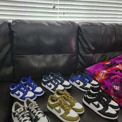 Nike Dunk Low SE PS Bundle (Size's 1y And 2y) All In Excellent Condition Like New 100% Authentic  [Read Description]