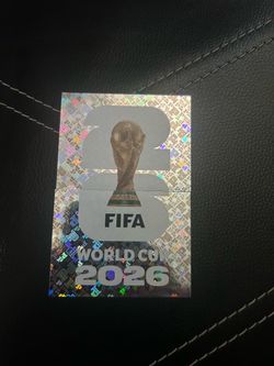 FIFA World Cup panini sticker trophy bottom and top sticker
