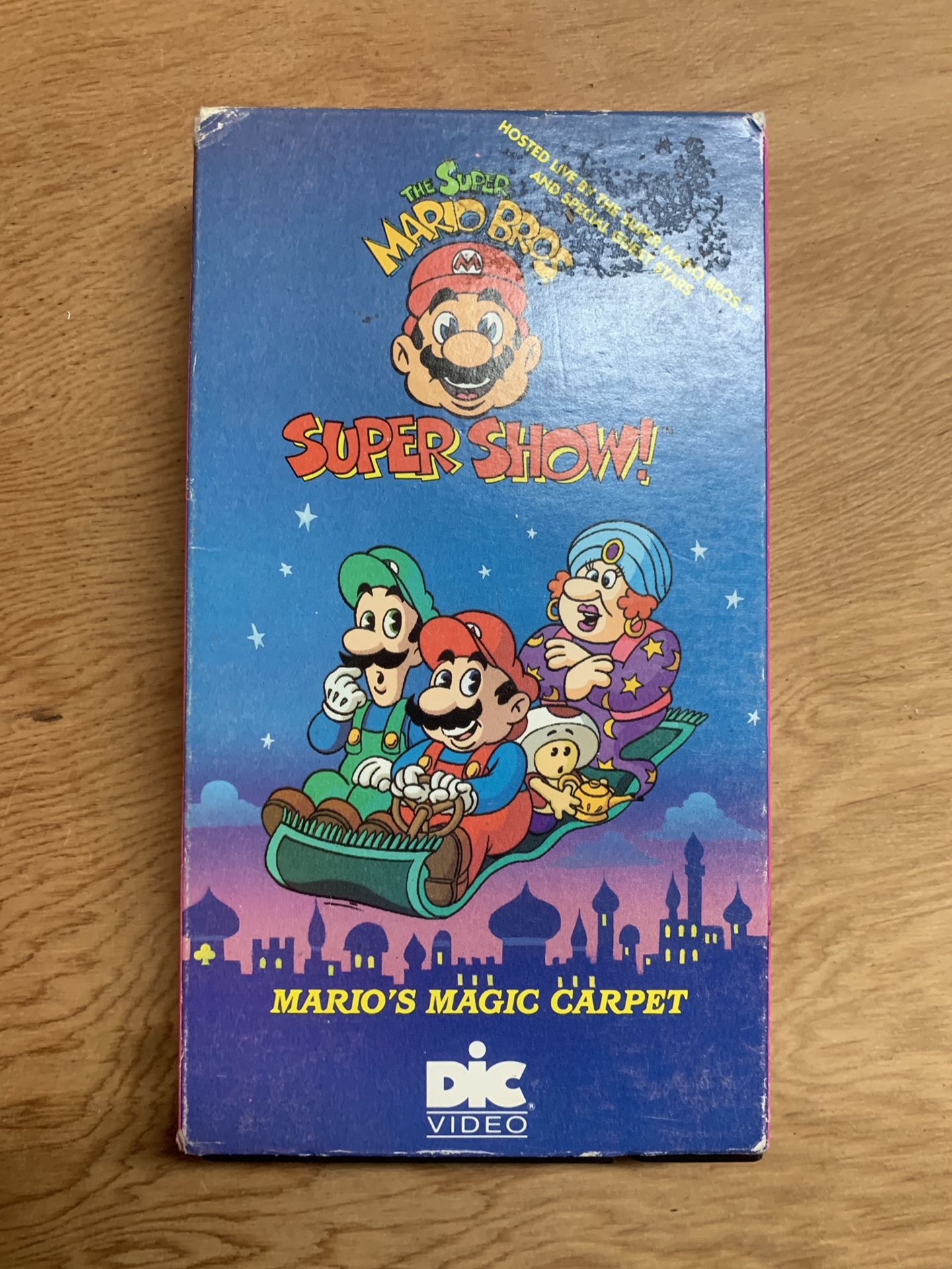 The Super Mario Bros: Super Show! (Mario’s magic carpet) (VHS)