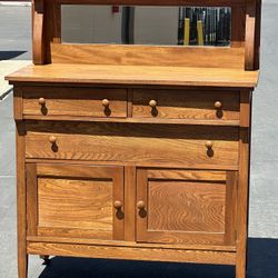 Antique Buffet/mirror