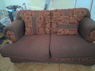Couch and only kitchen table no chairs