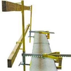 Guardian Fall Protection 15170 Parapet Clamp Guardrail System – Durable, Powder Coated Steel Clamp for Guardrails