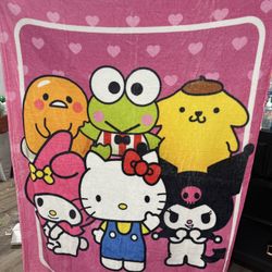 New Hello Kitty And Friends Blanket 