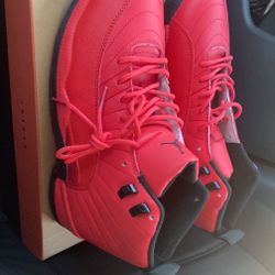 Red Jordan 12a Size 10