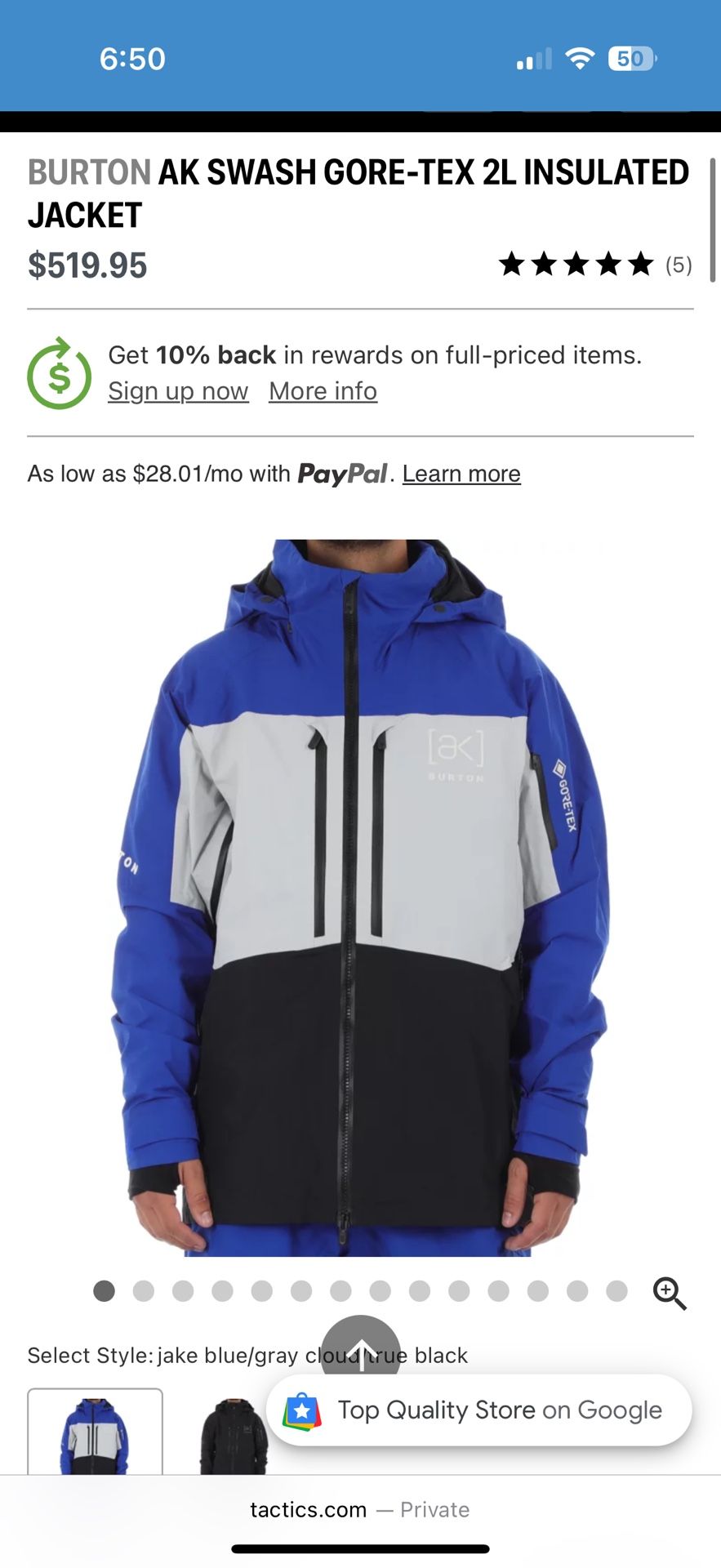 Burton Swash Goretex jacket