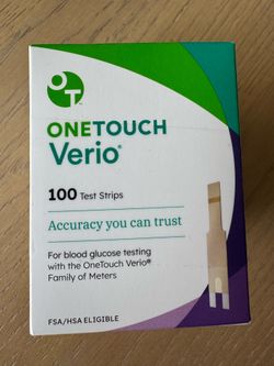 OneTouch Verio Diabetic Test Strips and Sterile Lancets 200 Count