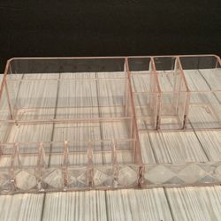 Pink Makeup Organizer 
