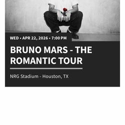 Bruno Mars tickets