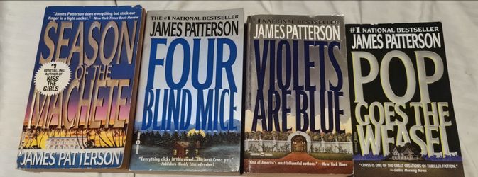 5x James Patterson Books