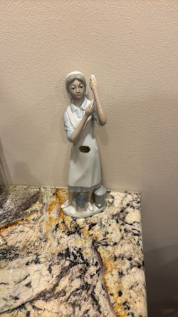 Porcelain Nurse Statue