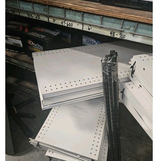 Lozier Gondola Metal Wall Shelving Units