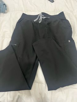 Figs XL Black Yola™ High Waisted 2.0 - Petite Skinny Scrub