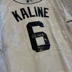 Al Kaline Signed Jersey (Not Authenticated)