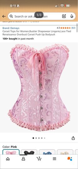 Pink corset Bo Peep costume