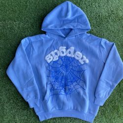 *BRAND NEW* Spider Worldwide “BLUE “Hoodie - Ready To Ship🚚💨 (Size L)