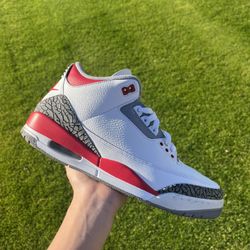 Jordan 3 Fire Red 
