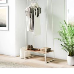 Wood Clothing Rack 