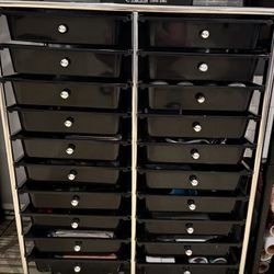 Craft Storage Drawers & Items Inside