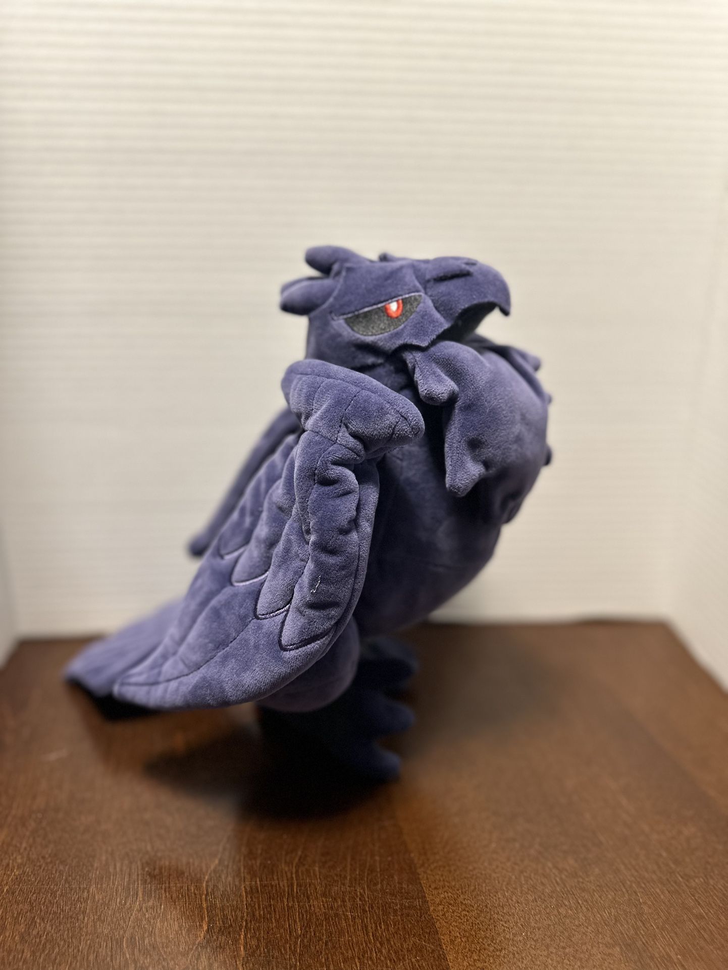 Jazwares Wicked Cool Toys Corviknight Pokemon Plush ( Lightly Used) 12 Inches.
