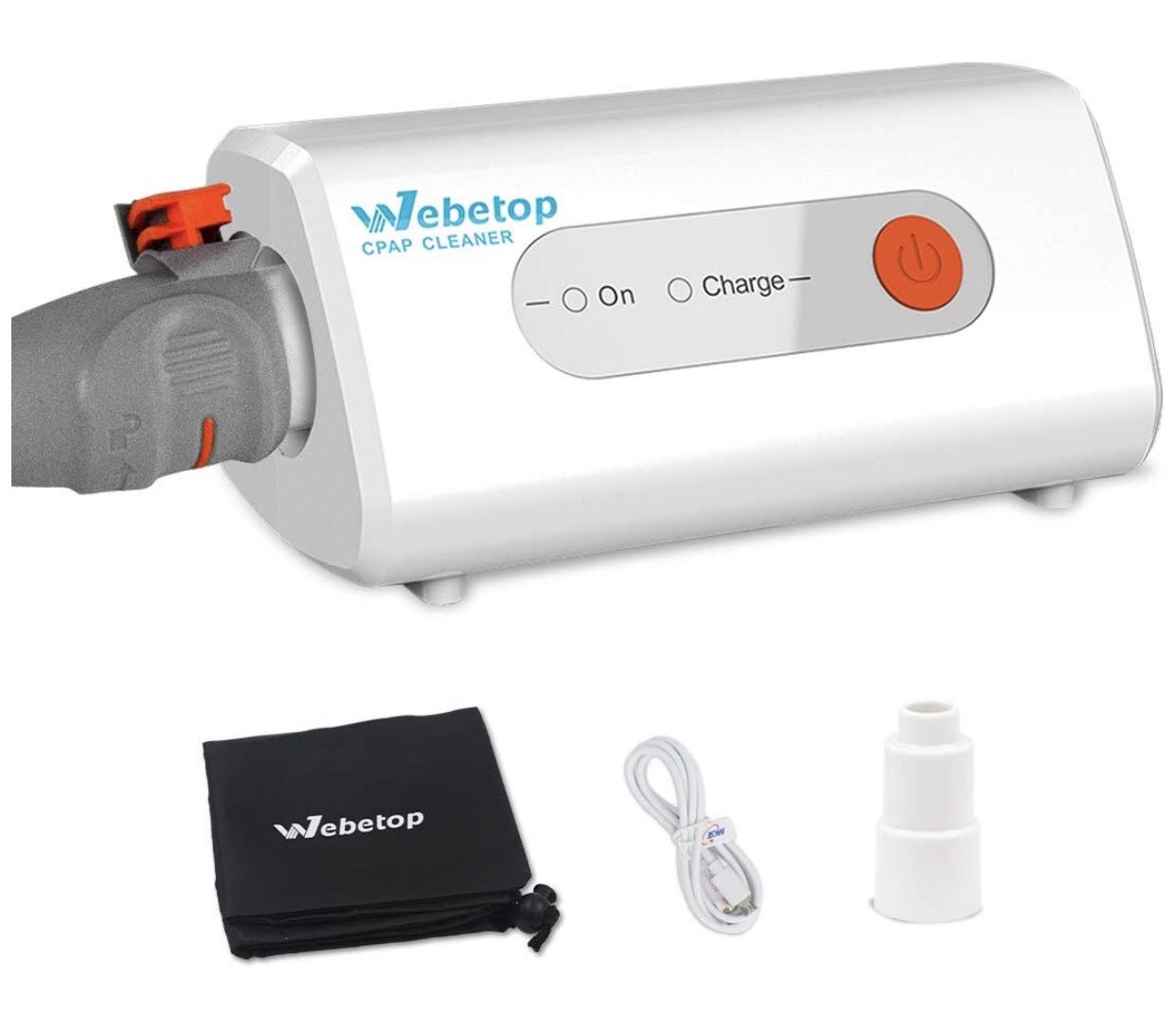 ALTIZURE Mini CPAP Cleaner Portable CPAP Portable Mask Cleaning System Silent Cleaner