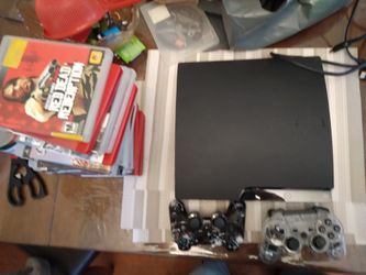 Ps3 With Games And 2 Controllers $260