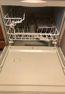 Haier table top dishwasher.