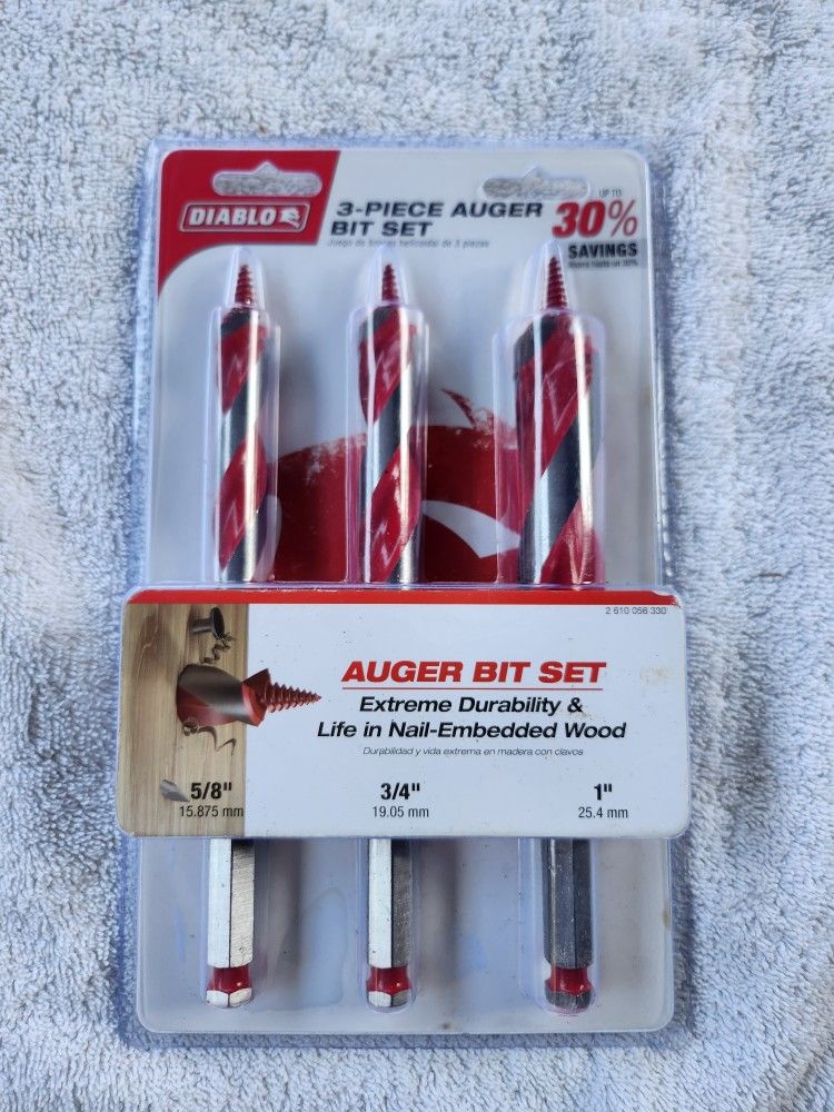 Diablo 3-piece Auger Set