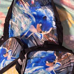 Sonic  Pokemon, Fornite Backpack 