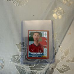 red ronaldo sticker 