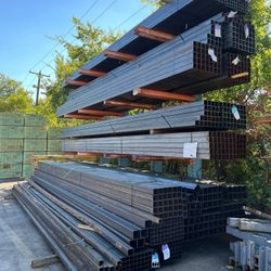 Square Tube 1x1 2x2 3x3 4x4 24ft Long 