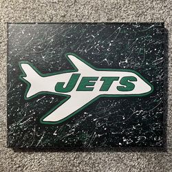 New York Jets Hand Painted Canvas 8x10