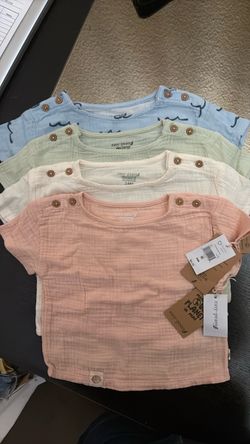 Easy Peasy Baby Cotton  Tops – Set of 4  24m