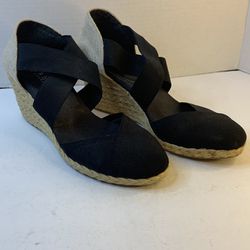 Lauren Ralph Lauren Women Sandals 9.5M Cork Wedge