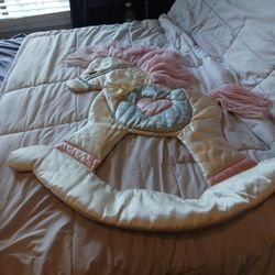 A Pink Pony Wall Horse