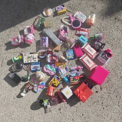 Mini Brands and various miniature toys in your Hello Kitty My Little Pony Pizze