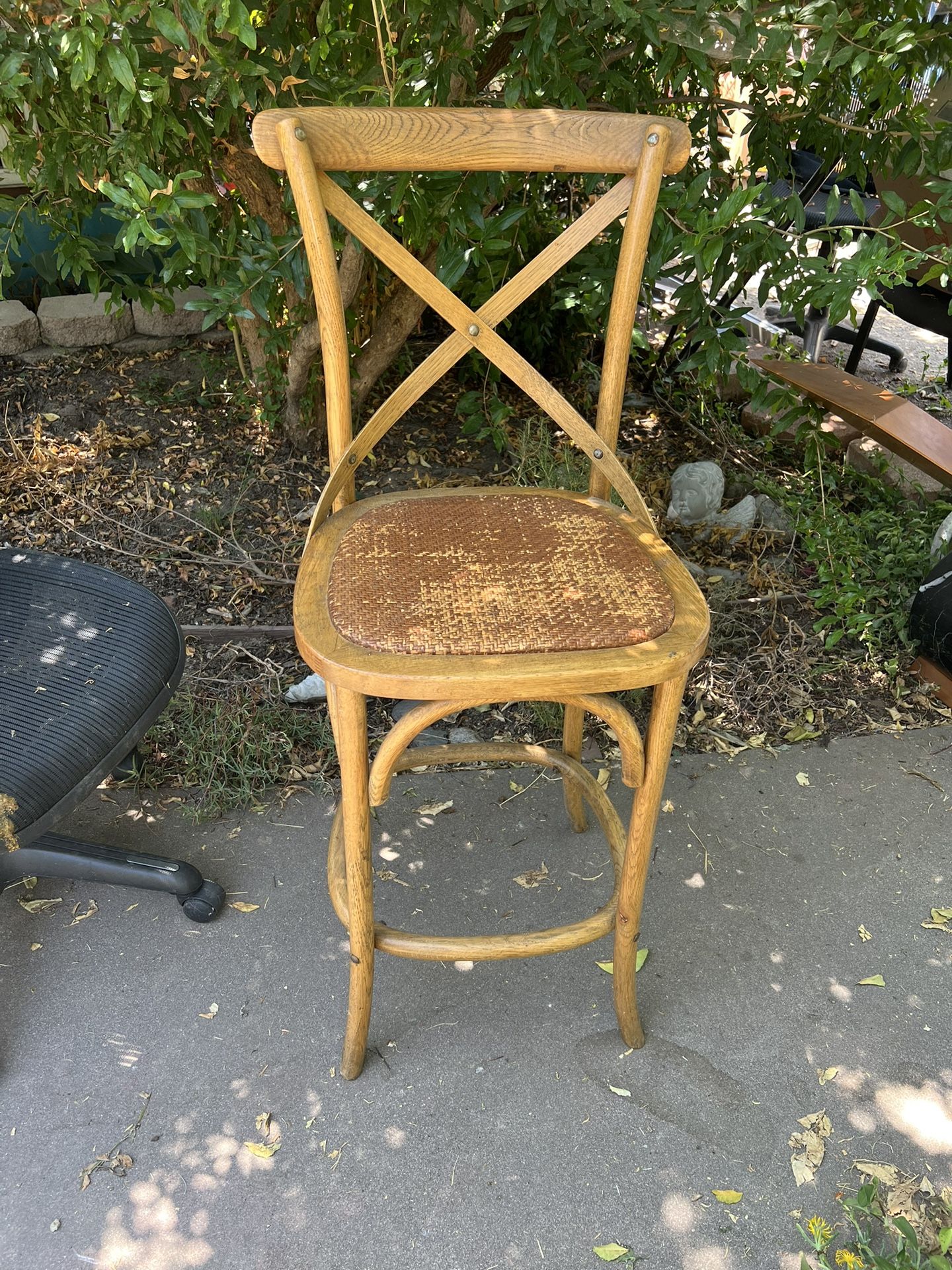 Wooden Bar Stools Rattan 25.00 Each