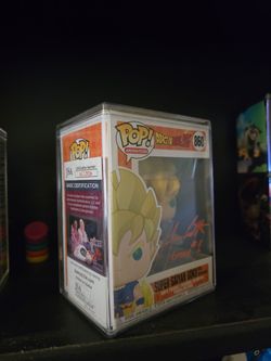 Autographed Funko Goku with JSA cert
